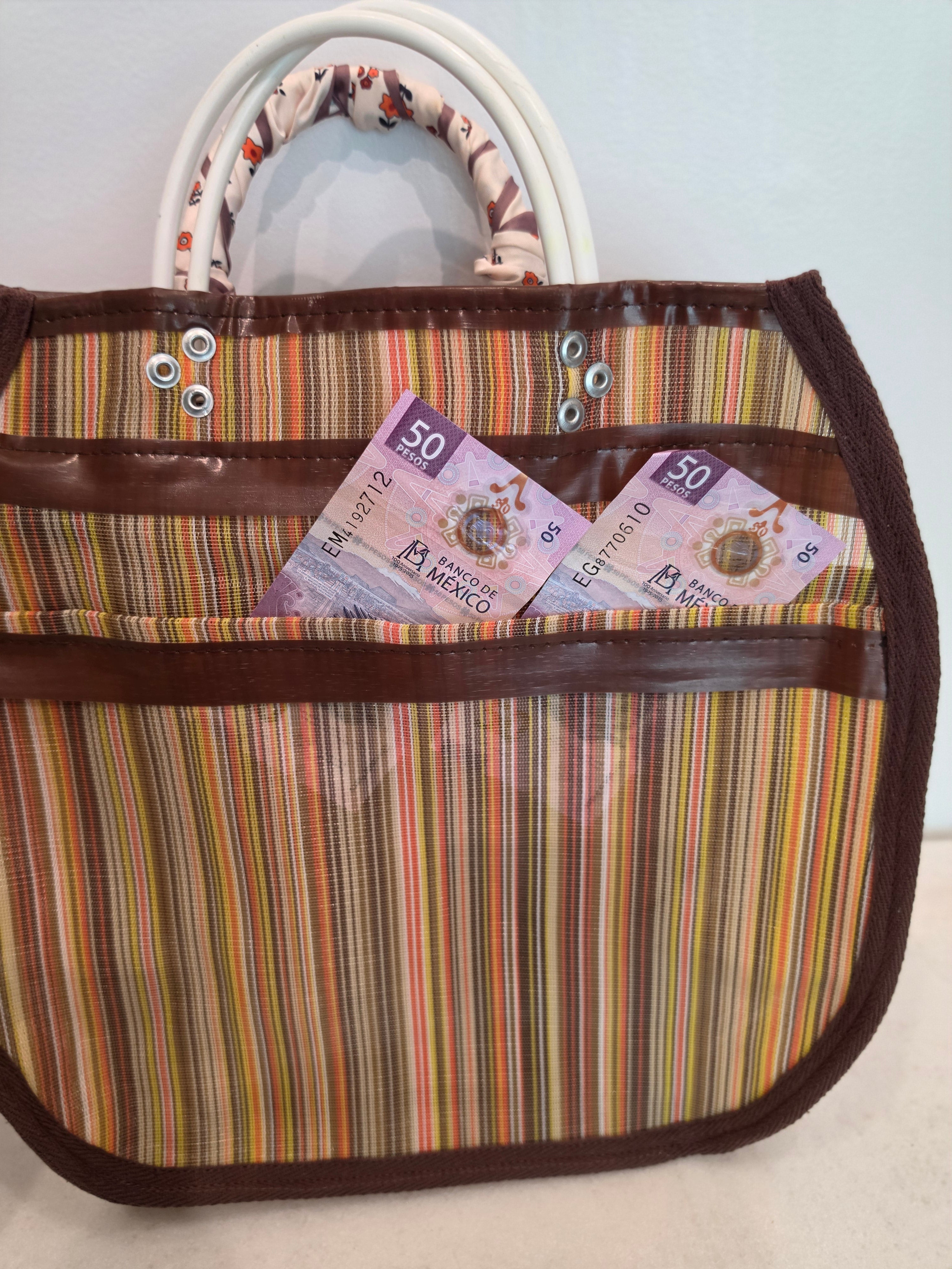Bolso Circular Mediano "El Mercadito Tradicional"