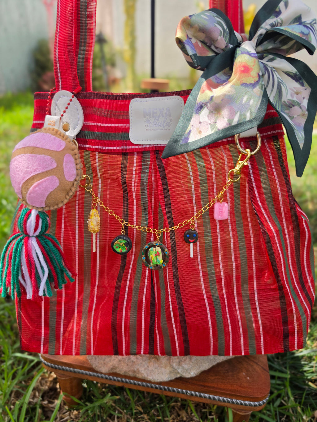 Bolso expandible chico "Viva México"