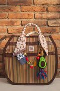 Bolso Circular Mediano "El Mercadito Tradicional"