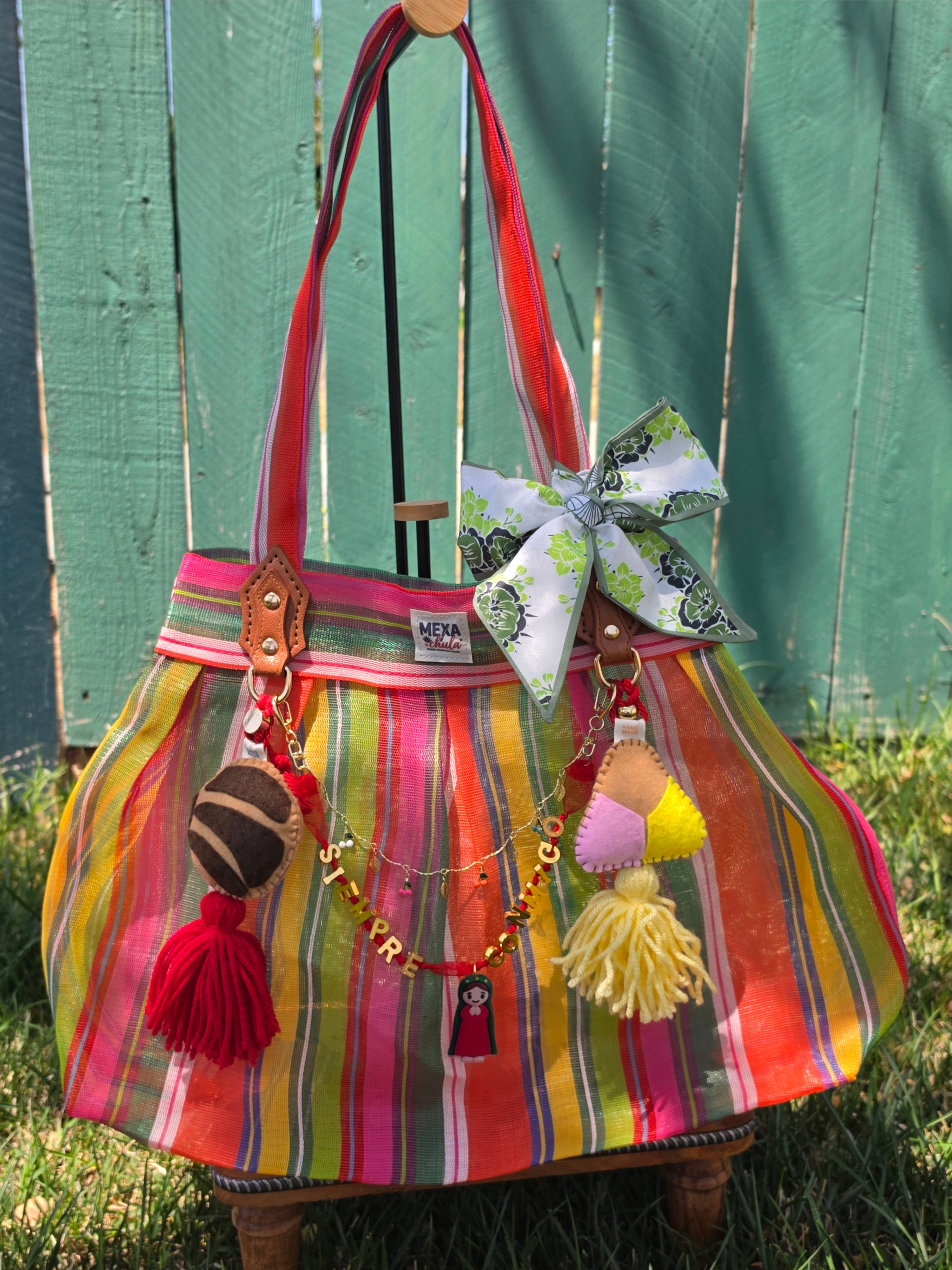 Bolso Canasta Multicolor "Siempre Conmigo"
