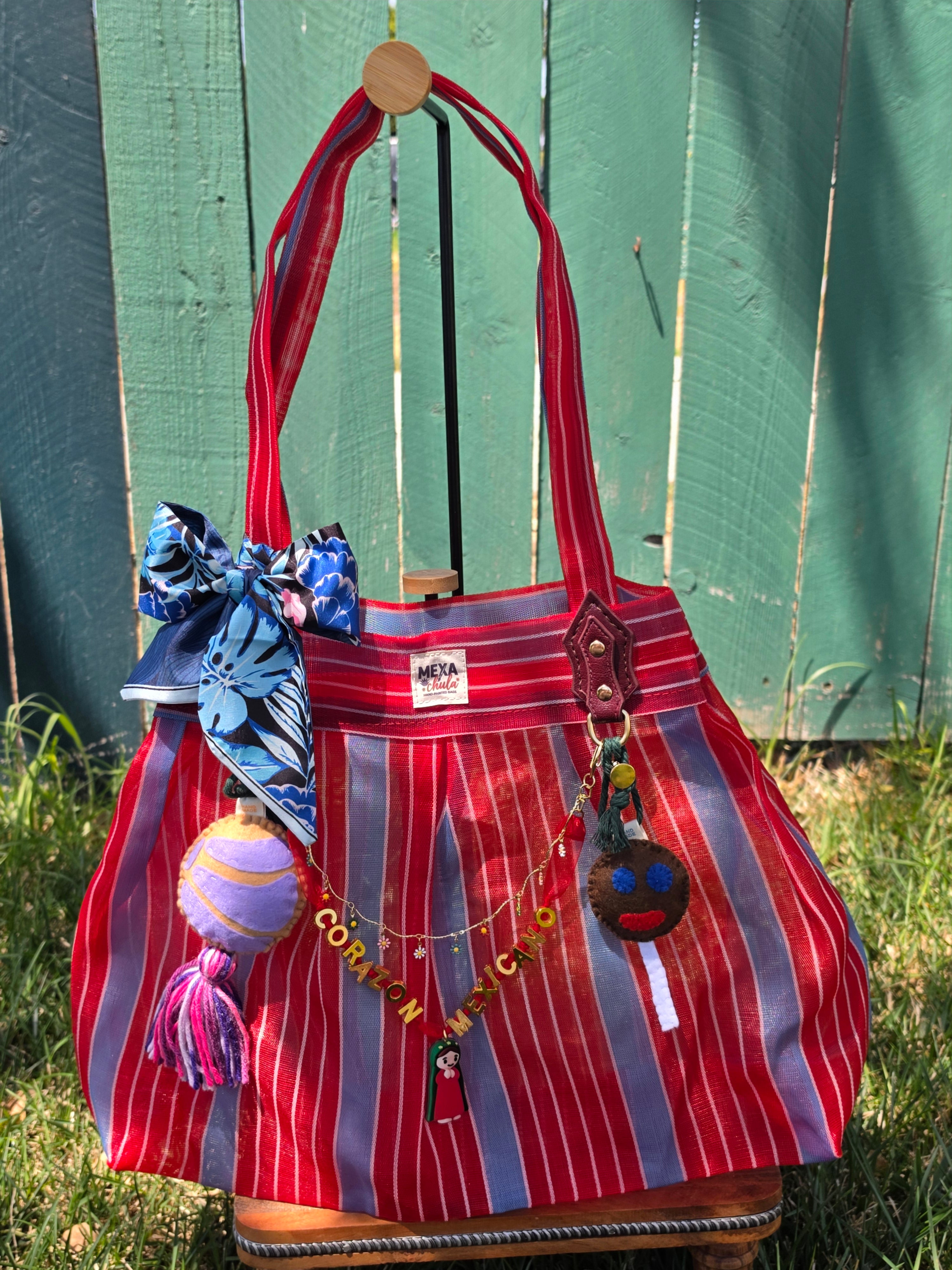 Bolso Tote Grande "Corazón Mexicano"