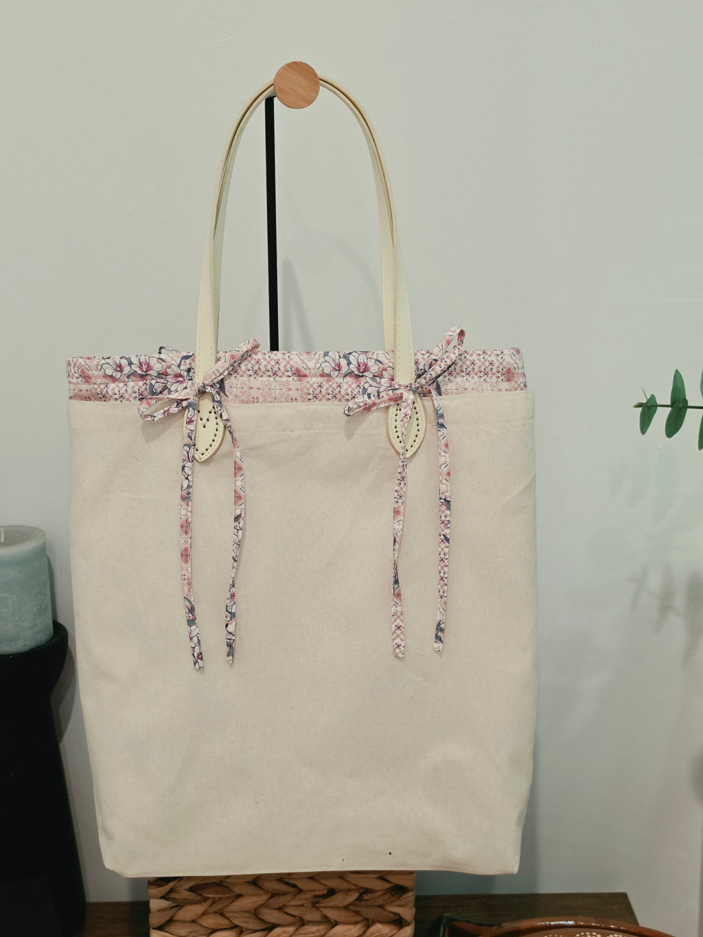 Tote Bag Pintada a Mano "Mamá Fabulosa Todo Terreno" - Set Premium 2 en 1 Desmontable
