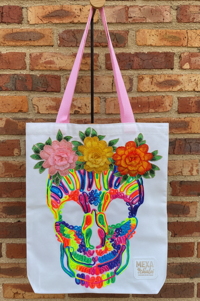 Tote Catrina Neón