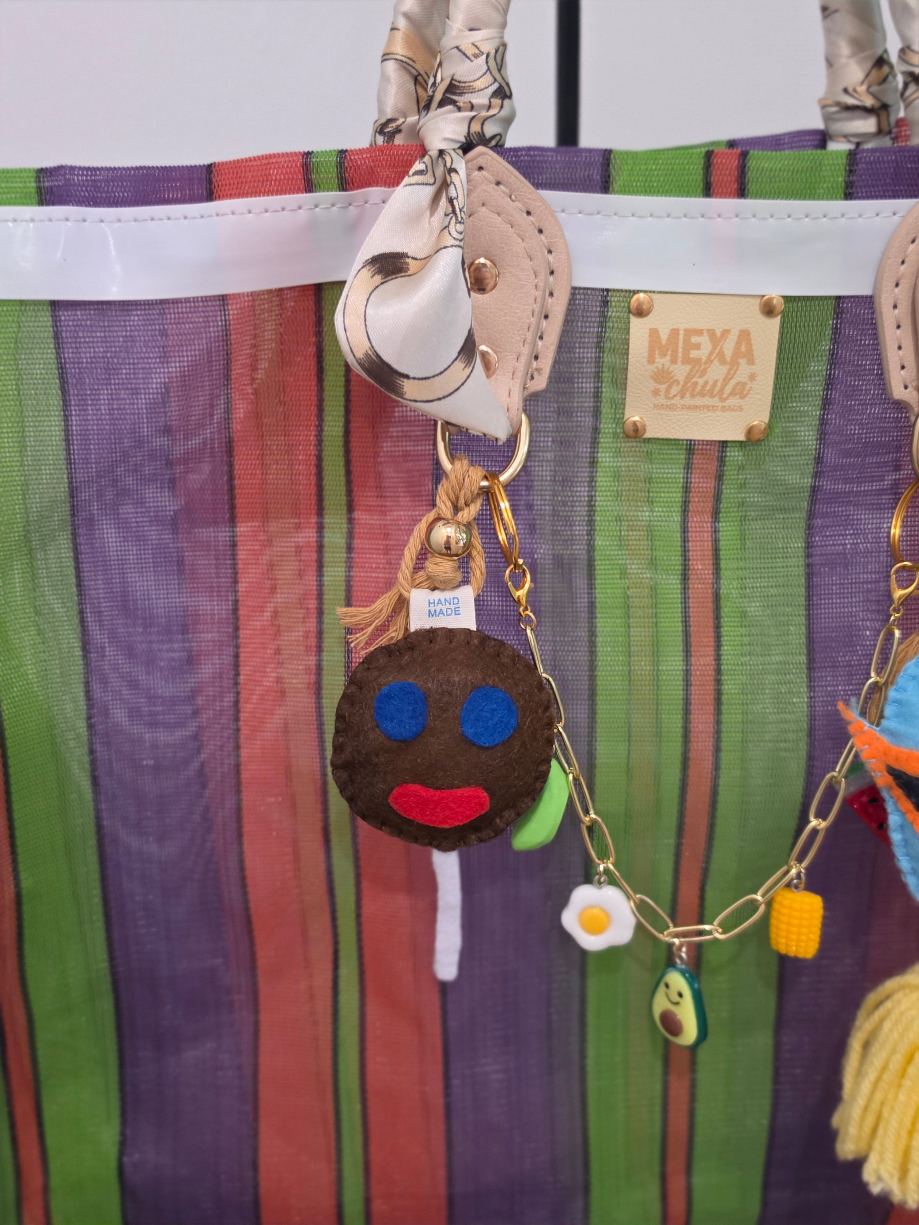 Bolso de Mercado Mediano (M) "Luchador y Paleta Payaso" con Correa Ajustable