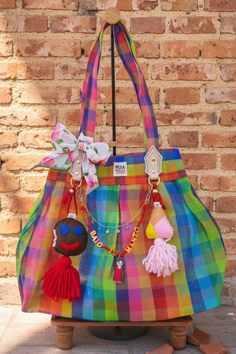 Bolso Canasta Multicolor "Bajo Tu Manto"