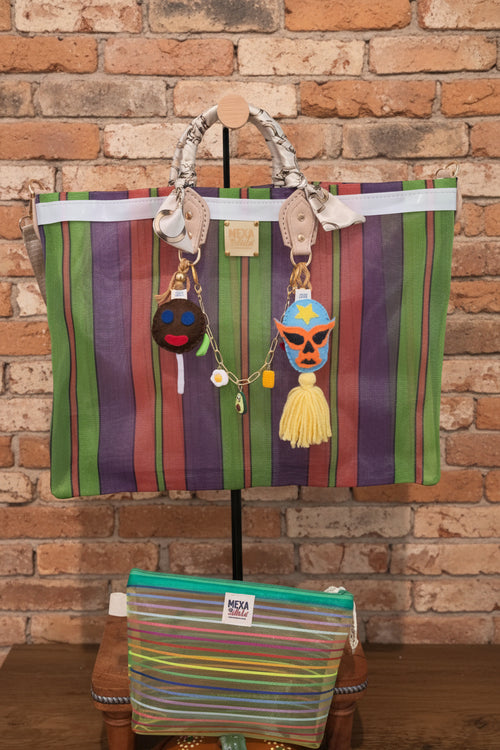 Bolso Mercado "Luchador y Paleta Payaso" con Correa Ajustable