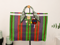 Set Bolso de Malla Tradicional y Cosmetiquera a Juego - Colección Artesanal Mexicana