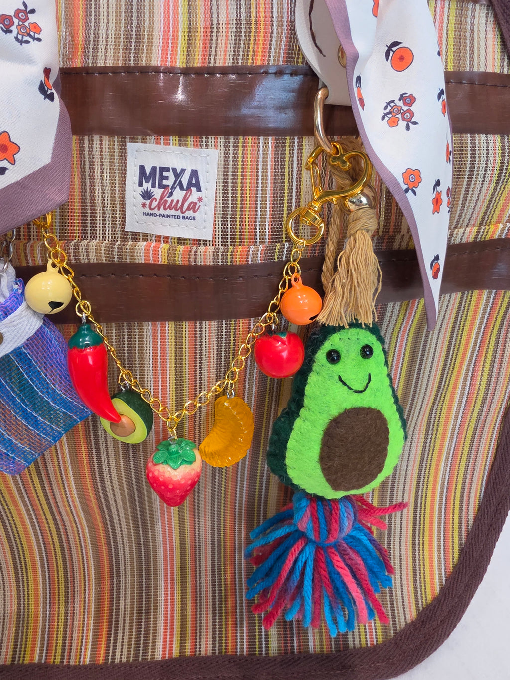 Bolso Circular Mediano "El Mercadito Tradicional"