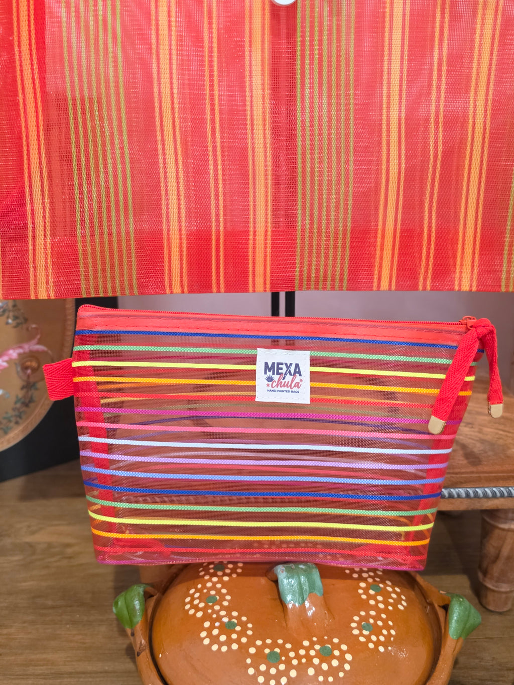 Bolso de Mercado Grande "Lucha y Dulzura" con Dijes de Luchador y Galleta Artesanal