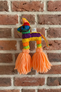 Llavero Artesanal de Fieltro "Mini Piñata de Caballito"