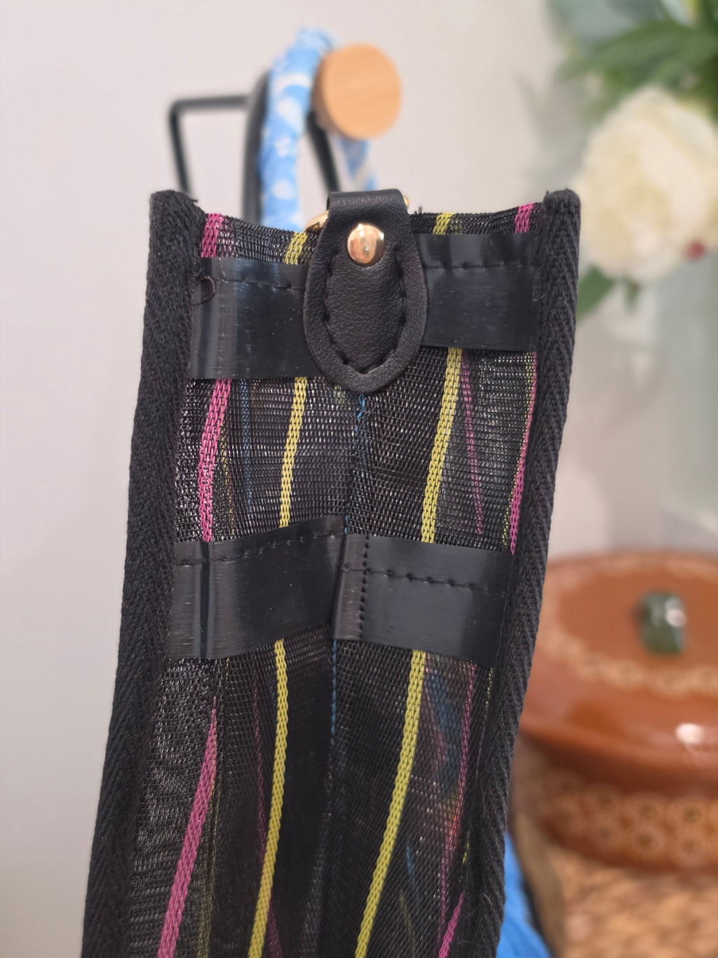 Bolso de Mercado Grande "Piñata y Dr. Simi" con Paliacate Azul