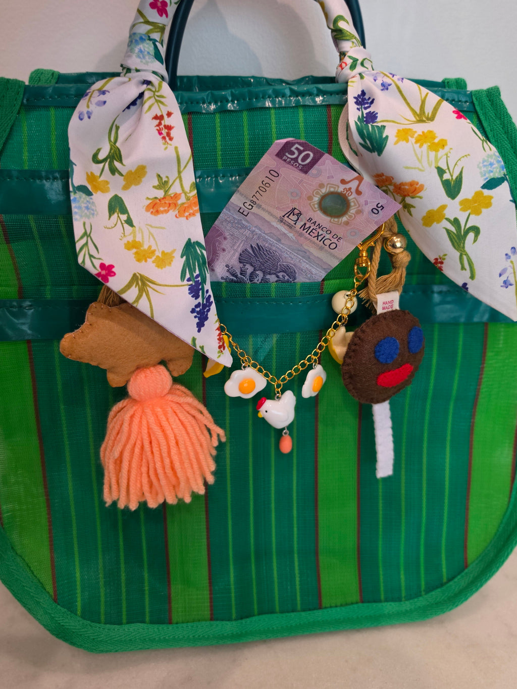 Bolso Circular mediano "El Mercadito"